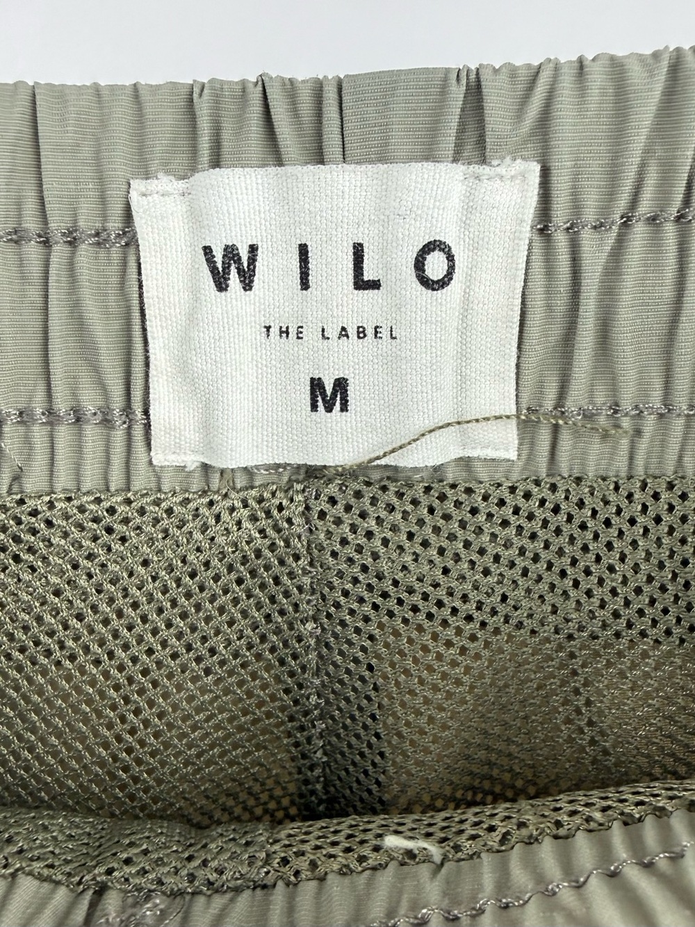 WILO The Label Sage Green Parachute Jogger Pants Nylon Utility Size M - Picture 5 of 7